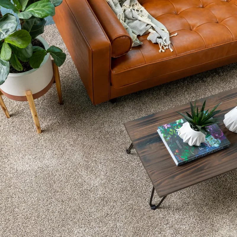 Flooring-Intro An overhead view of carpet in a modern sitting room | Pilot Floor Covering