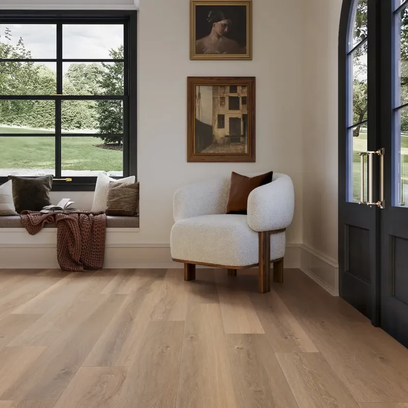 Laminate in a contemporary sitting area | Pilot Floor Covering